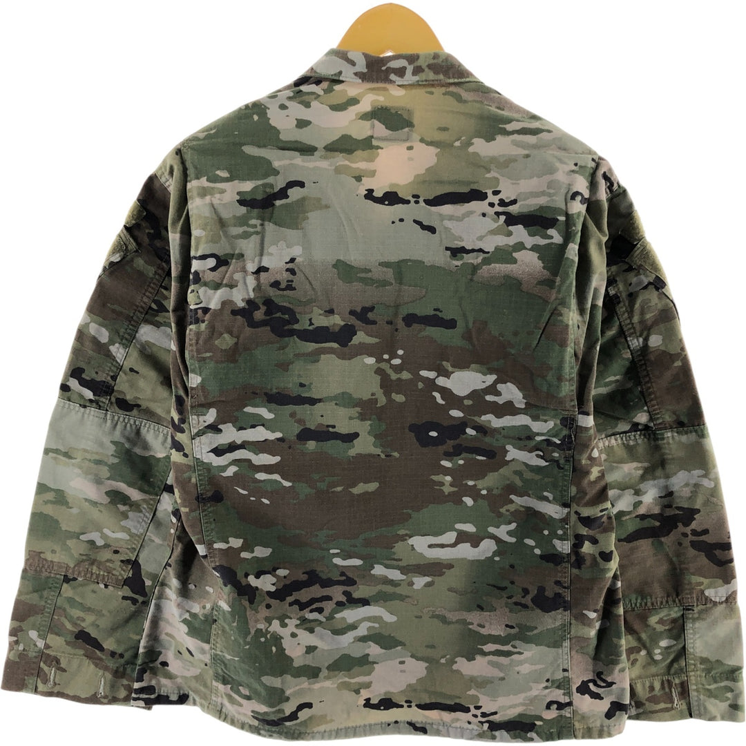 Genuine US military camouflage pattern woodland camo military combat jacket made in USA Medium-Regular equivalent to men's M /eaa503184