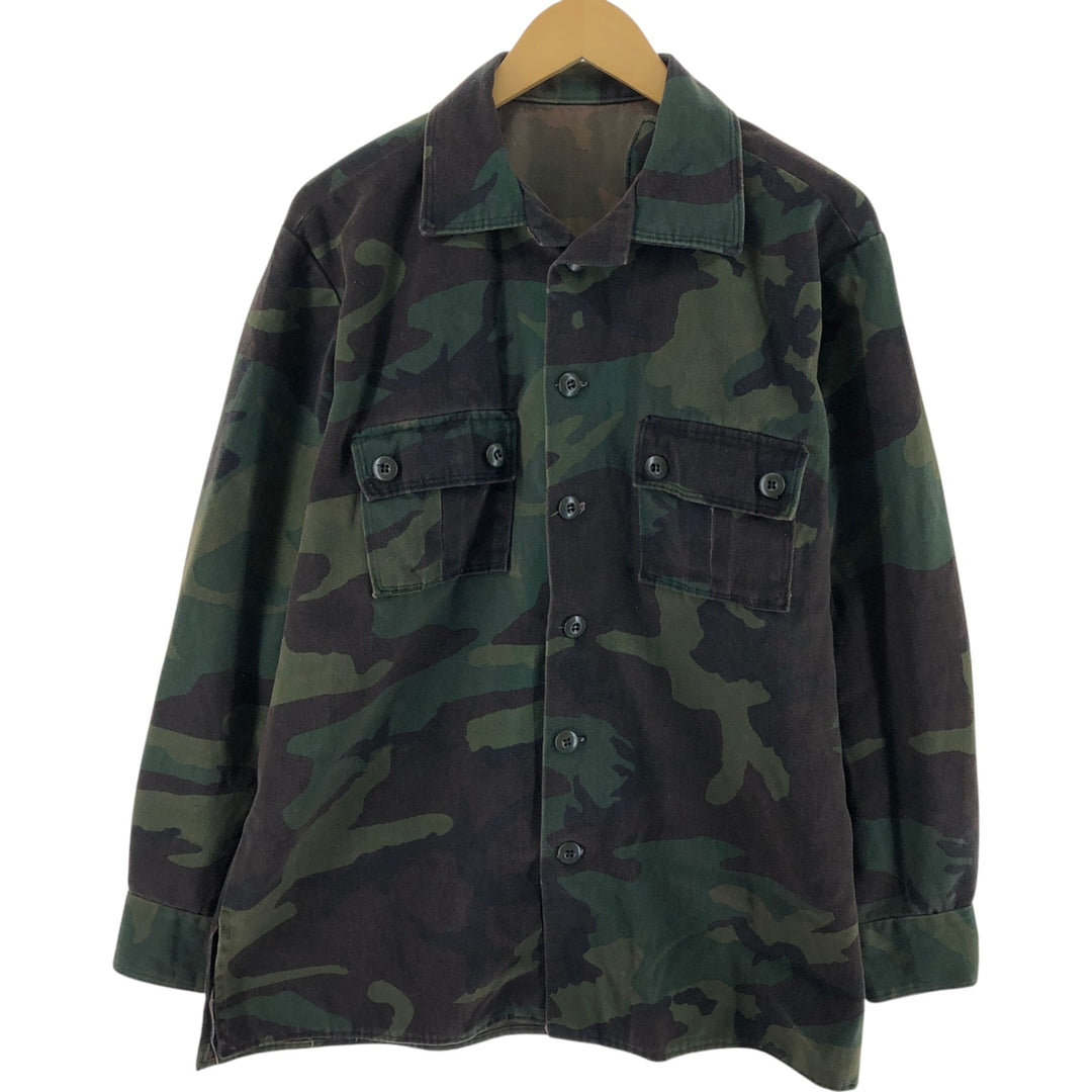 Camouflage Woodland Camo Military Jacket Men's XL /eaa503185