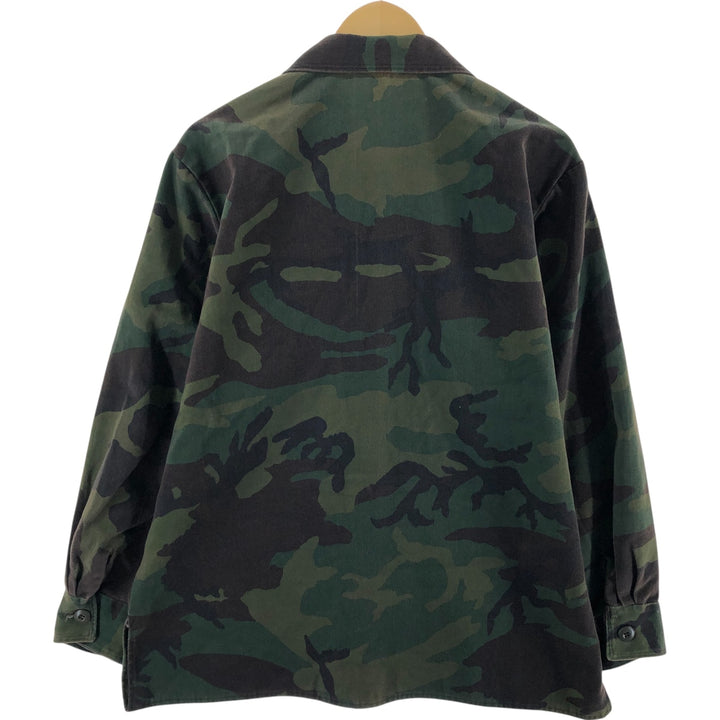 Camouflage Woodland Camo Military Jacket Men's XL /eaa503185