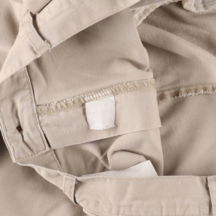 90'S Ralph Lauren POLO by Ralph Lauren Two-pleat Chino Pants Made in USA Men's W36 Vintage / eaa503256