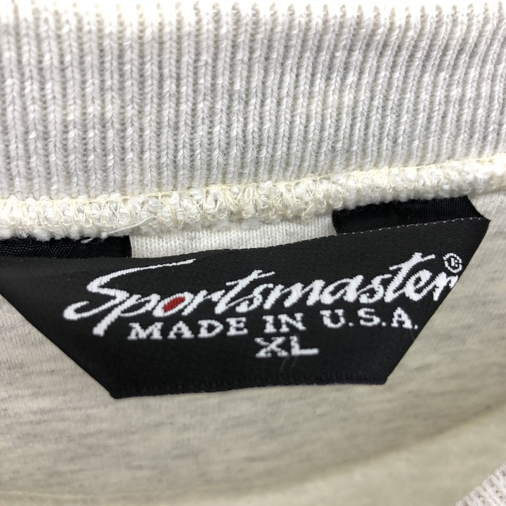 sportsmaster plain blank sweatshirt, made in USA, men's XL size /eaa503336