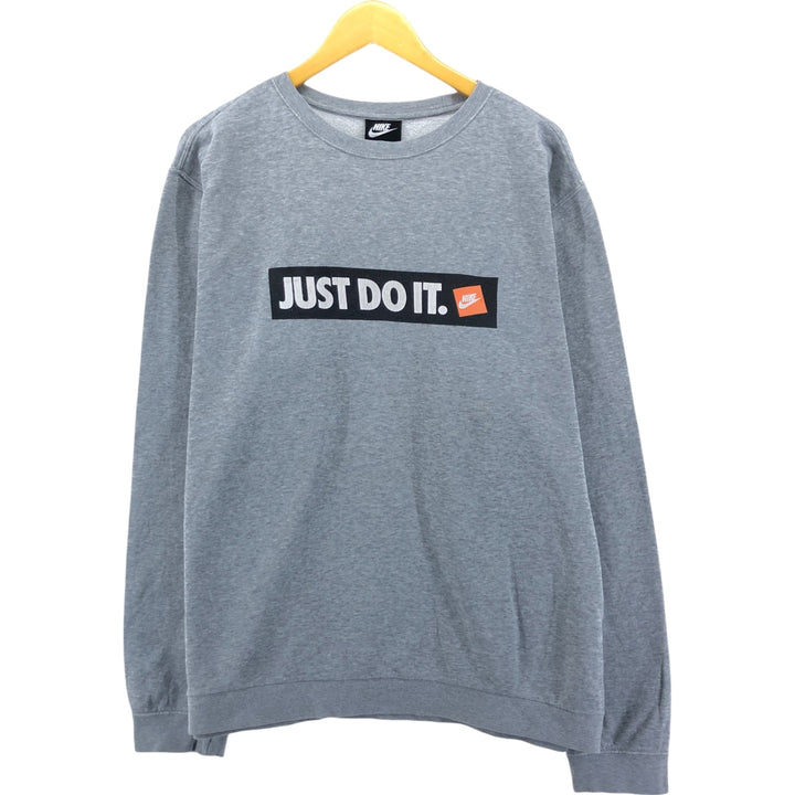 Nike NIKE JUST DO IT Printed Sweatshirt Trainer Men's XXL / eaa503343