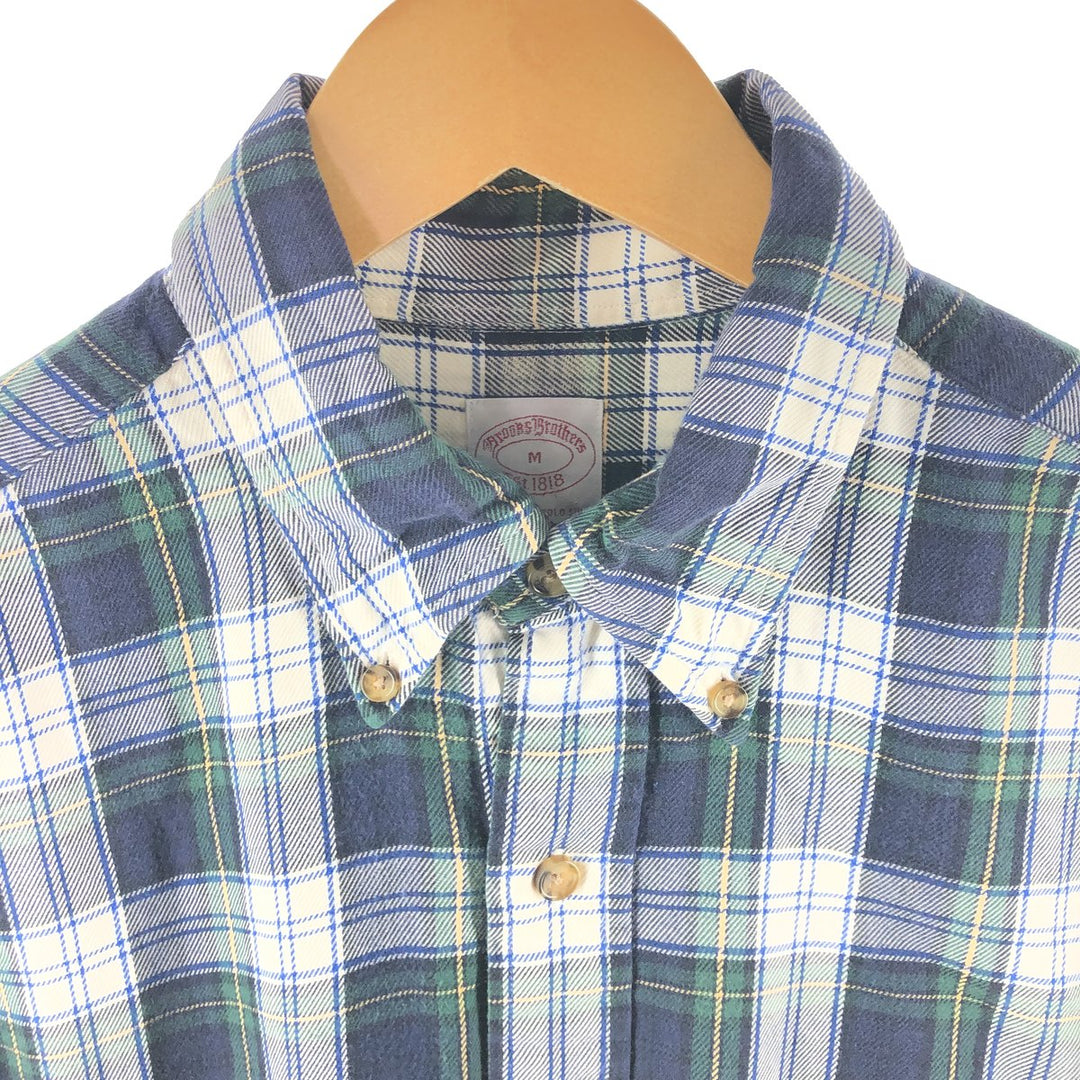 Brooks Brothers Est.1818 Long Sleeve Button-Down Check Shirt Men's M Size / eaa503369