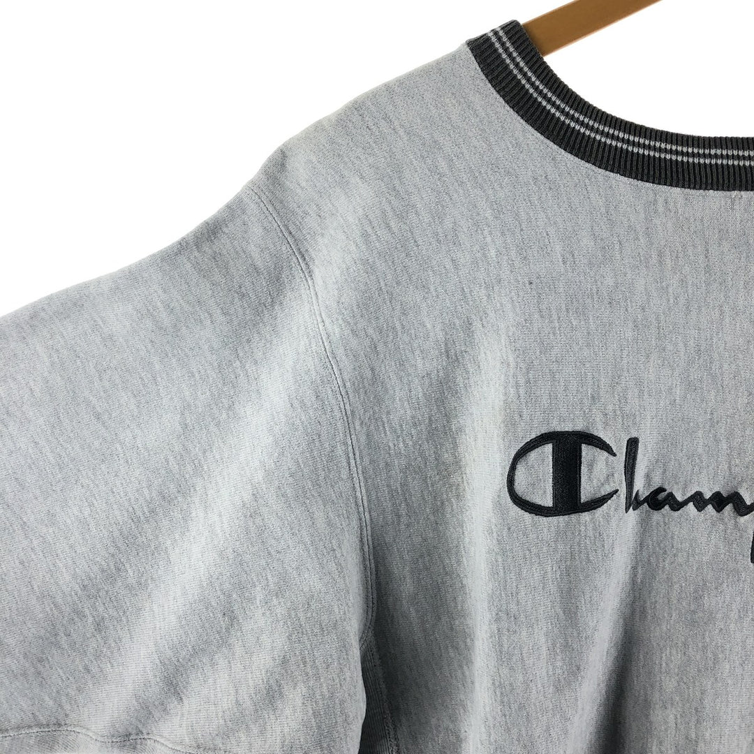 90'S Champion Reverse Weave Embroidered Tag Logo Sweatshirt Trainer Made in USA Men's L Size Vintage /eaa503386