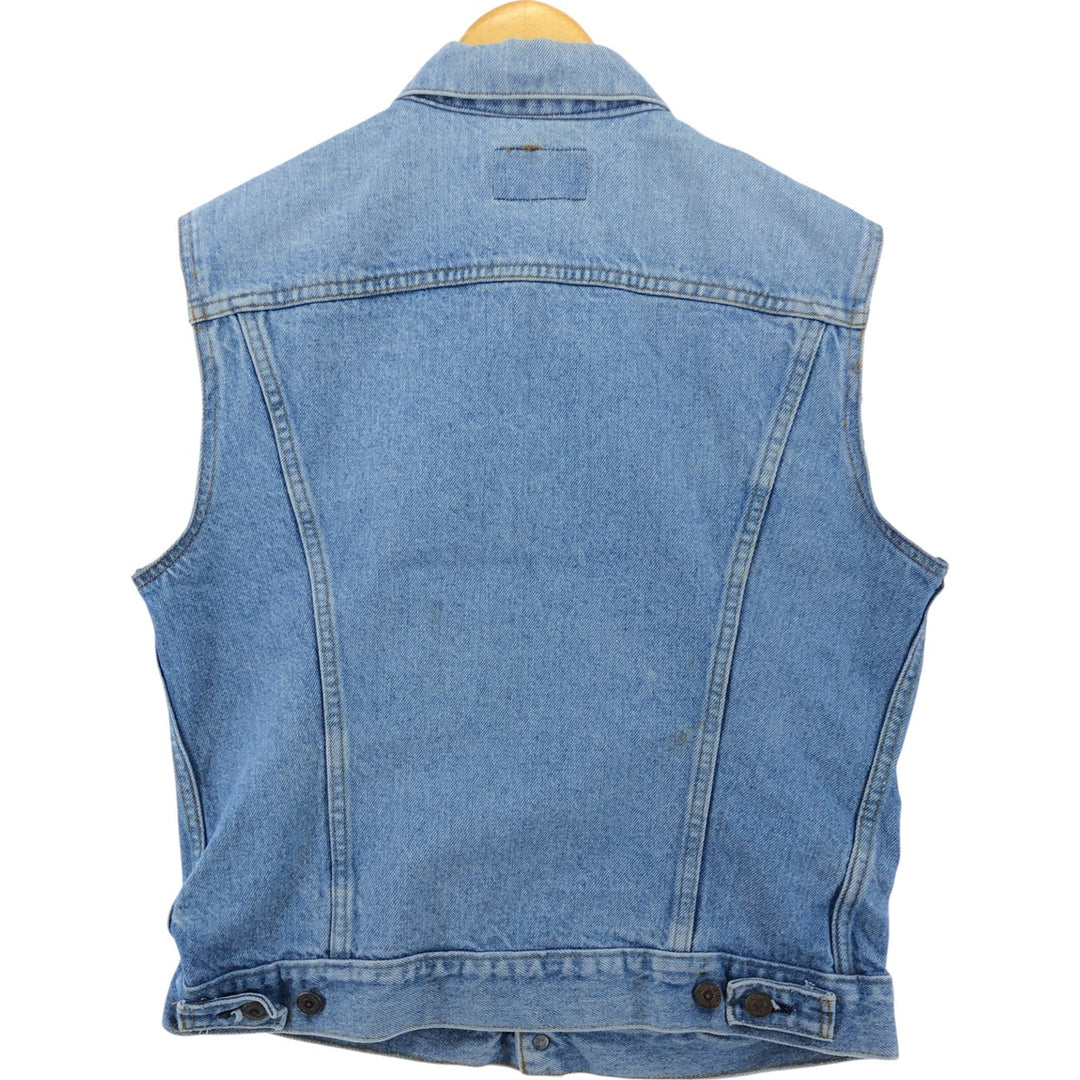 80's Levi's 70506-0214 denim vest made in USA, men's size M, vintage /eaa503401