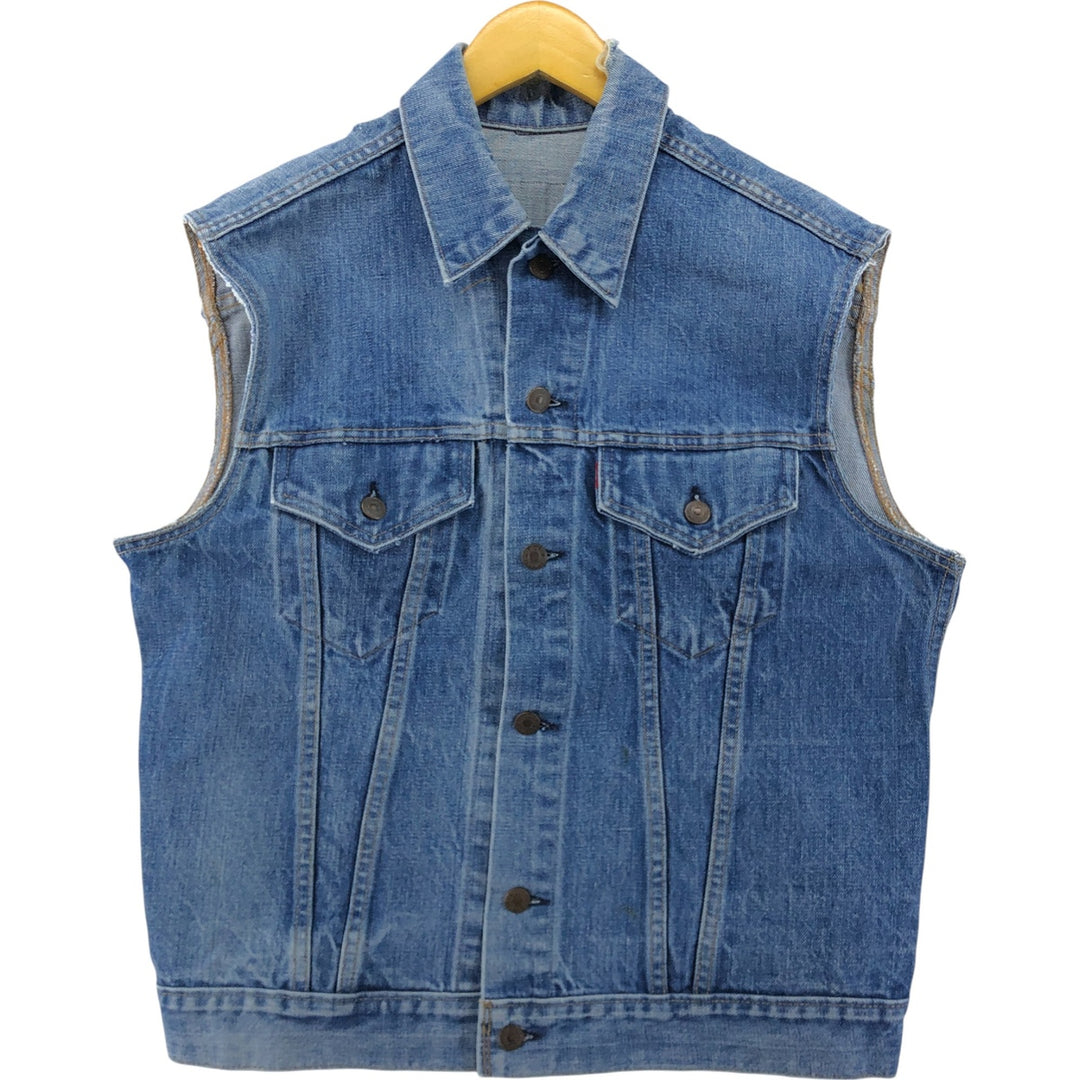 Levi's Harley Davidson Back Embroidered Denim Vest Men's M Size Vintage / eaa503402