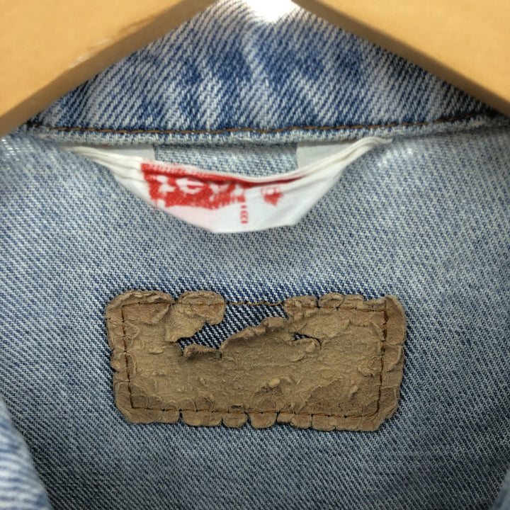 ~90'S Levi's denim vest, men's size M, vintage / eaa503403