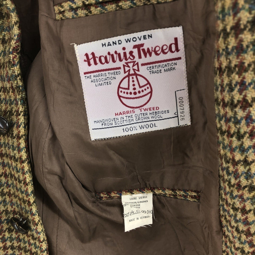 BECON CLASSIC Harris Tweed Gun Club Check Wool Tailored Jacket Men's L size /eaa503427