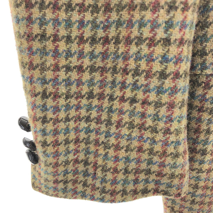 BECON CLASSIC Harris Tweed Gun Club Check Wool Tailored Jacket Men's L size /eaa503427