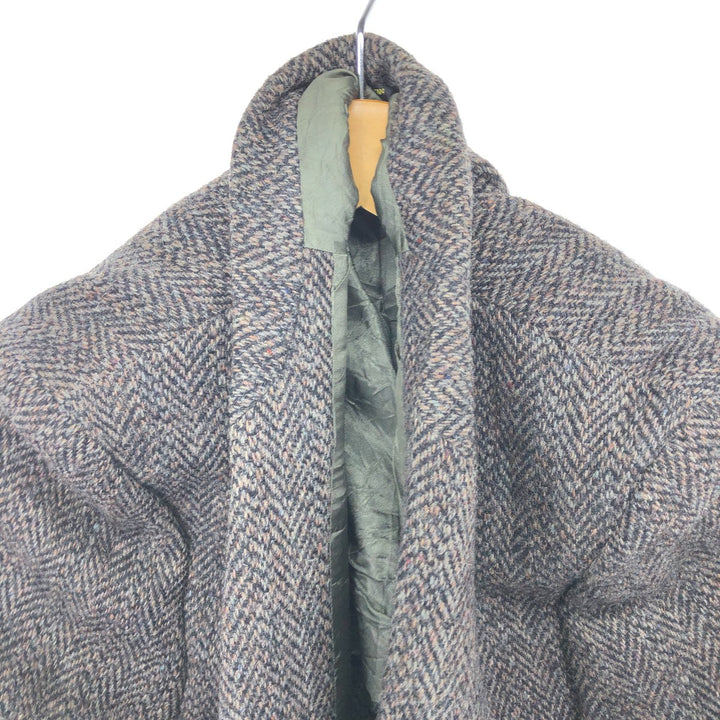 Harris Tweed Herringbone Wool Tailored Jacket Made in USA Men's L size / eaa503431