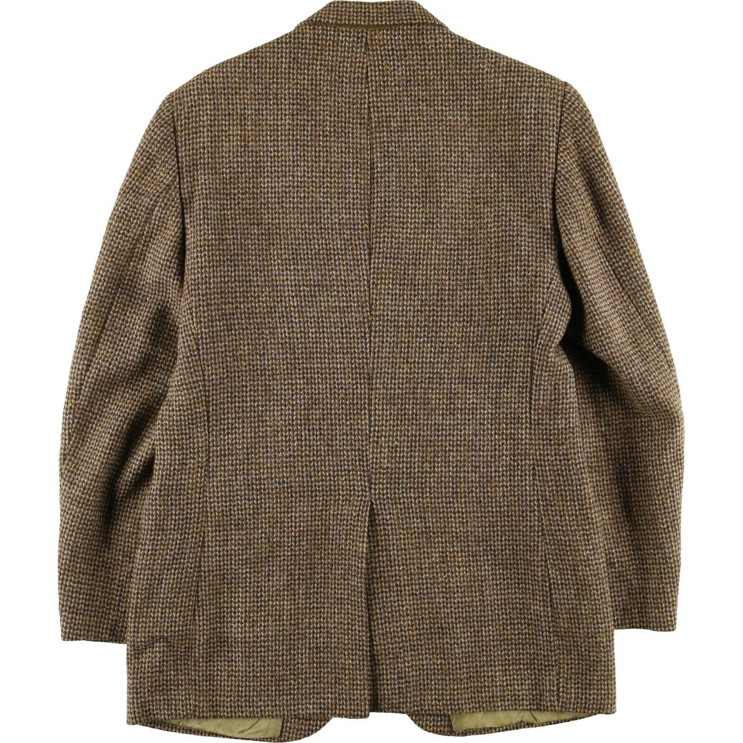 Harris Tweed Color Nep Wool Tailored Jacket Made in USA Men's L size / eaa503432