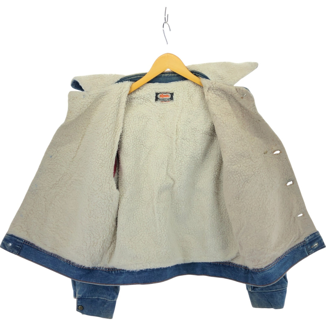 Vintage 1970'S Osh Kosh B'GOSH denim jacket, size L, men's unclear blue type Vintage Second Hand