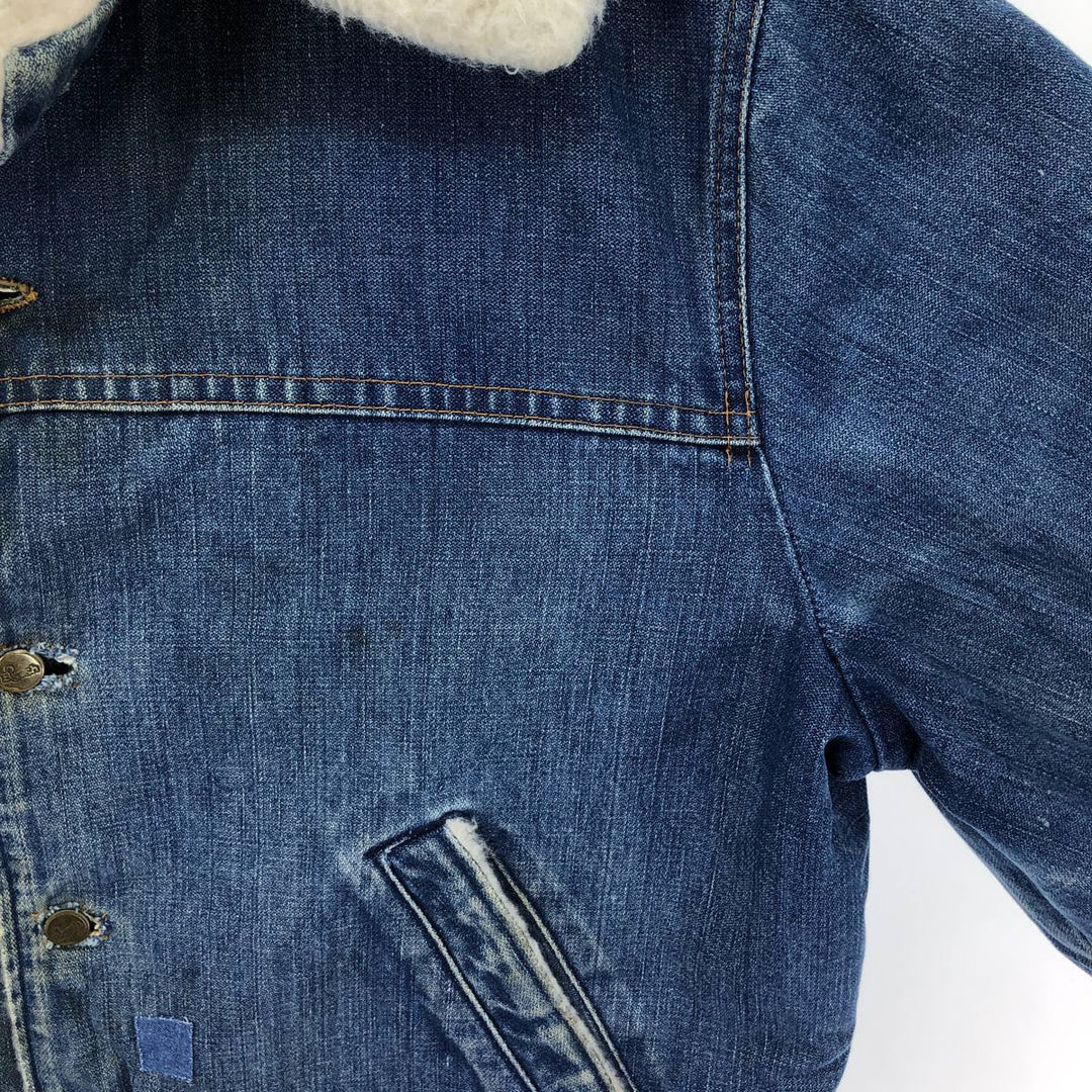 Vintage 1970'S Osh Kosh B'GOSH denim jacket, size L, men's unclear blue type Vintage Second Hand