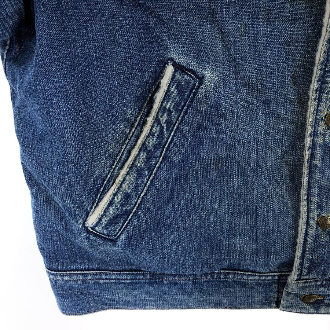 Vintage 1970'S Osh Kosh B'GOSH denim jacket, size L, men's unclear blue type Vintage Second Hand