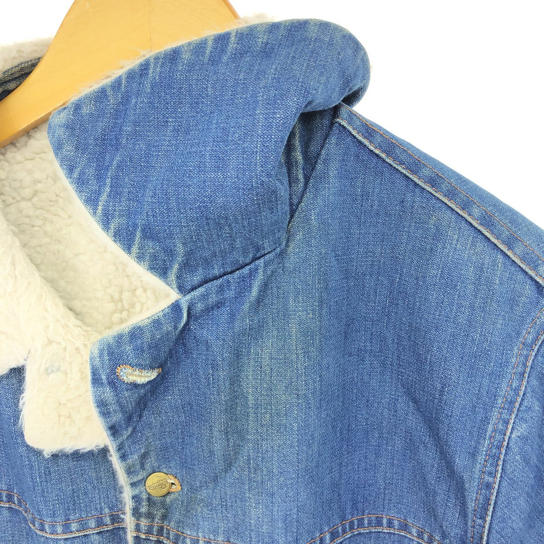 Vintage 1970'S Osh Kosh B'GOSH denim jacket, size L, men's unclear blue type Vintage Second Hand