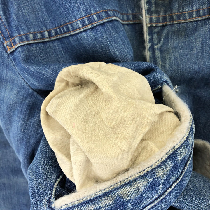 Vintage 1970'S Osh Kosh B'GOSH denim jacket, size L, men's unclear blue type Vintage Second Hand