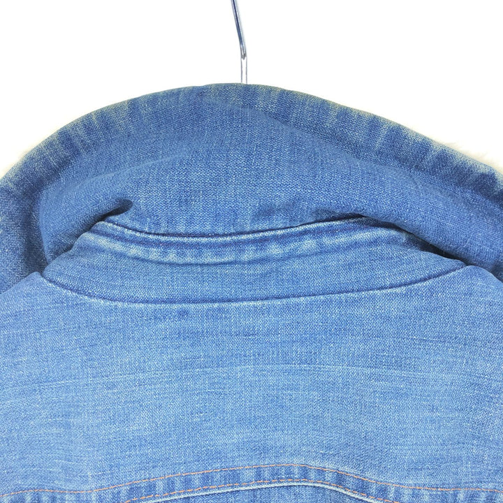Vintage 1970'S Osh Kosh B'GOSH denim jacket, size L, men's unclear blue type Vintage Second Hand
