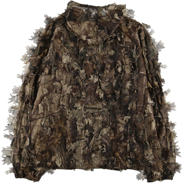 90s~00'S Redhead Ghillie Hood Jacket Camouflage Pattern Real Tree Camo Hunting Jacket Men's XL /eaa503475