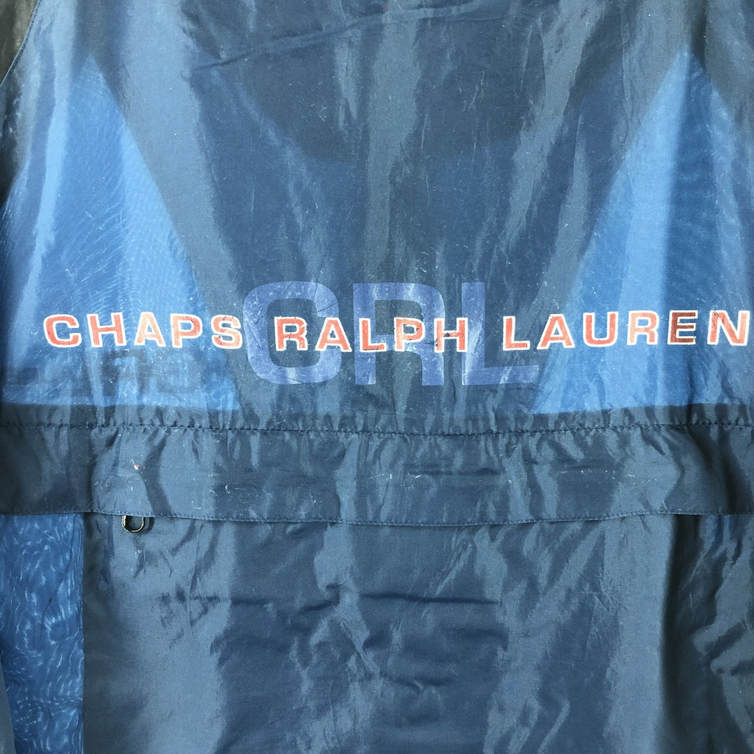 90'S Ralph Lauren CHAPS Back Print Nylon Parka Men's M Size Vintage /eaa503479