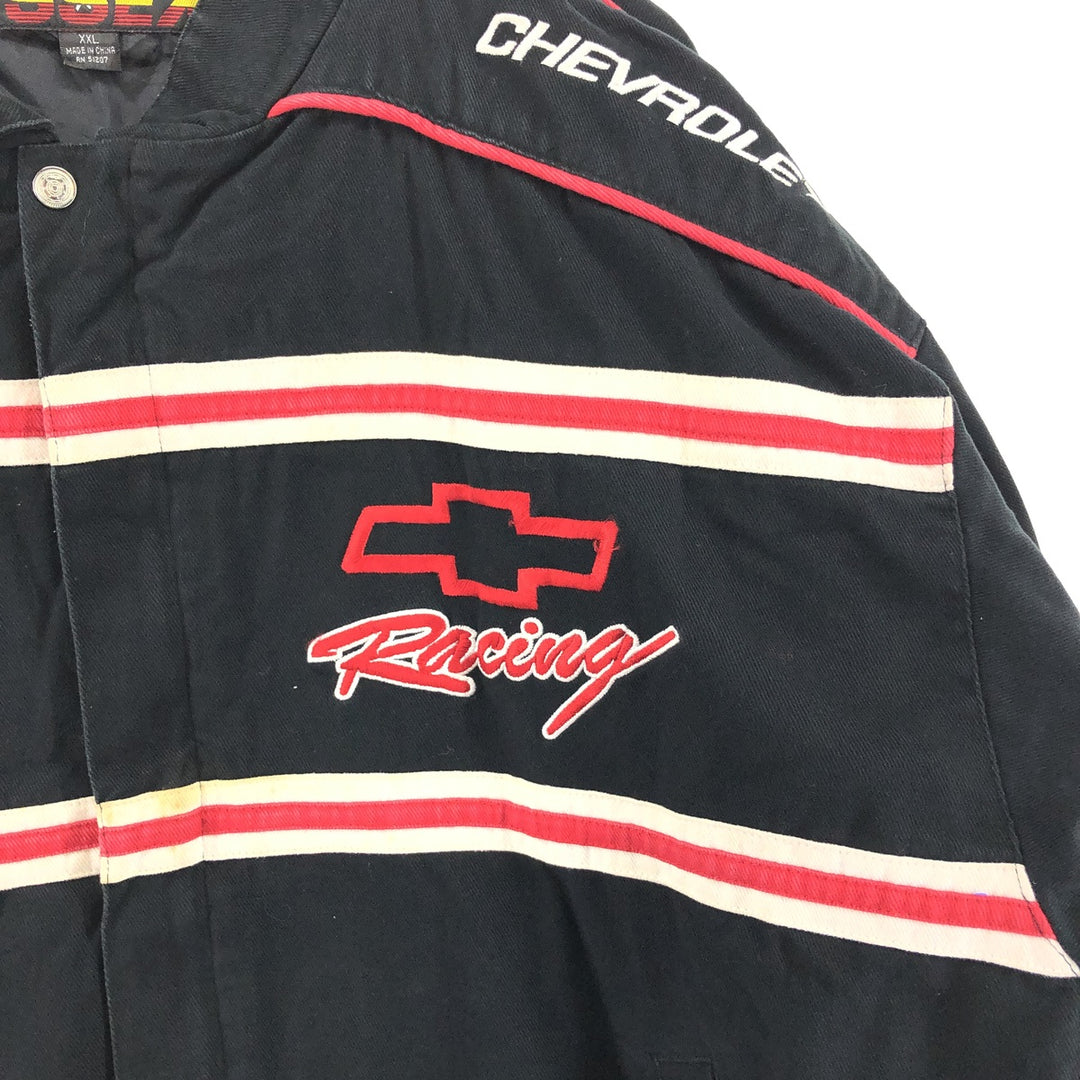 00'S ESSEX NASCAR CHEVROLET Racing Jacket with Back Logo, Men's XXL / eaa503495