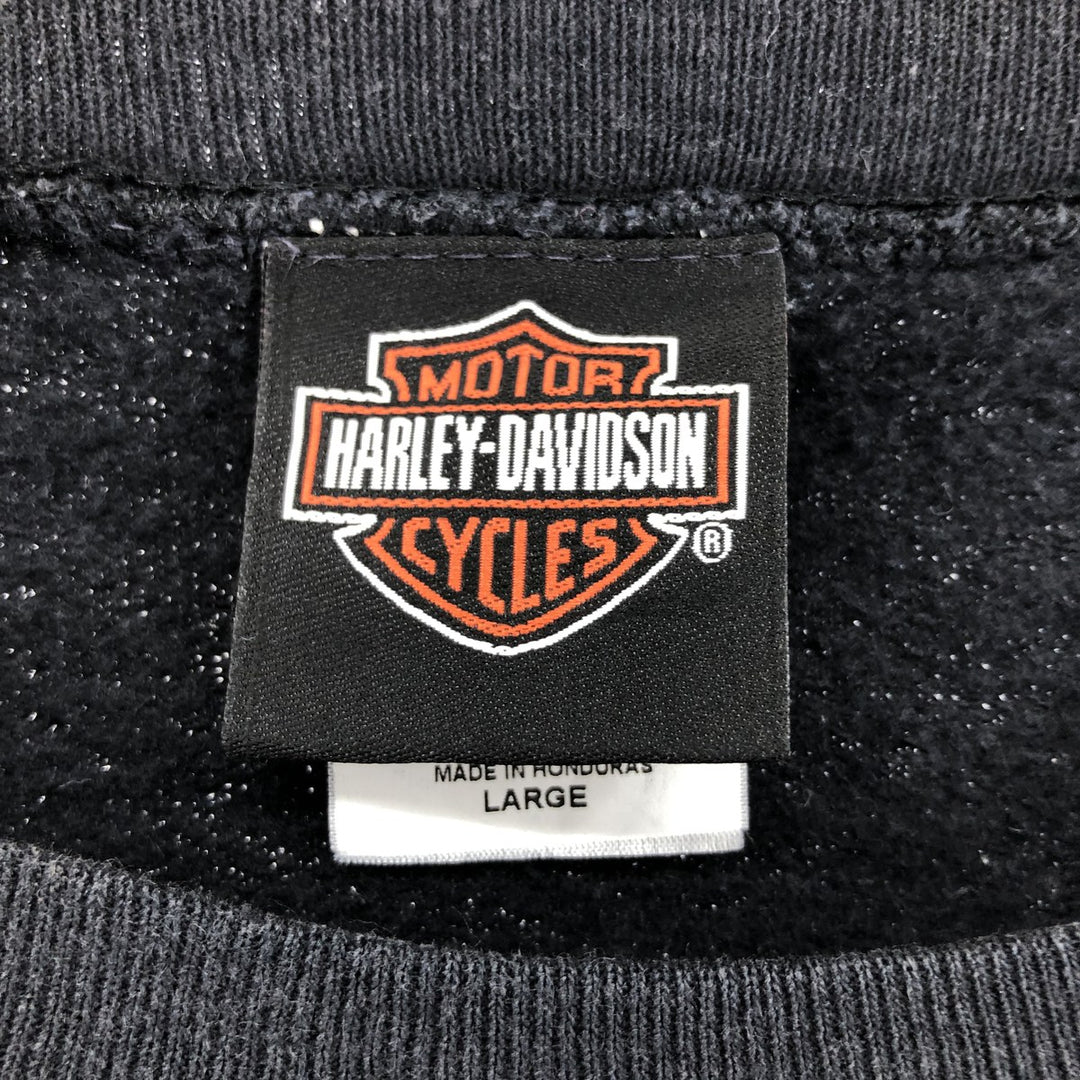 00'S Harley-Davidson Advertising Sweatshirt Trainer Men's L size / eaa503510