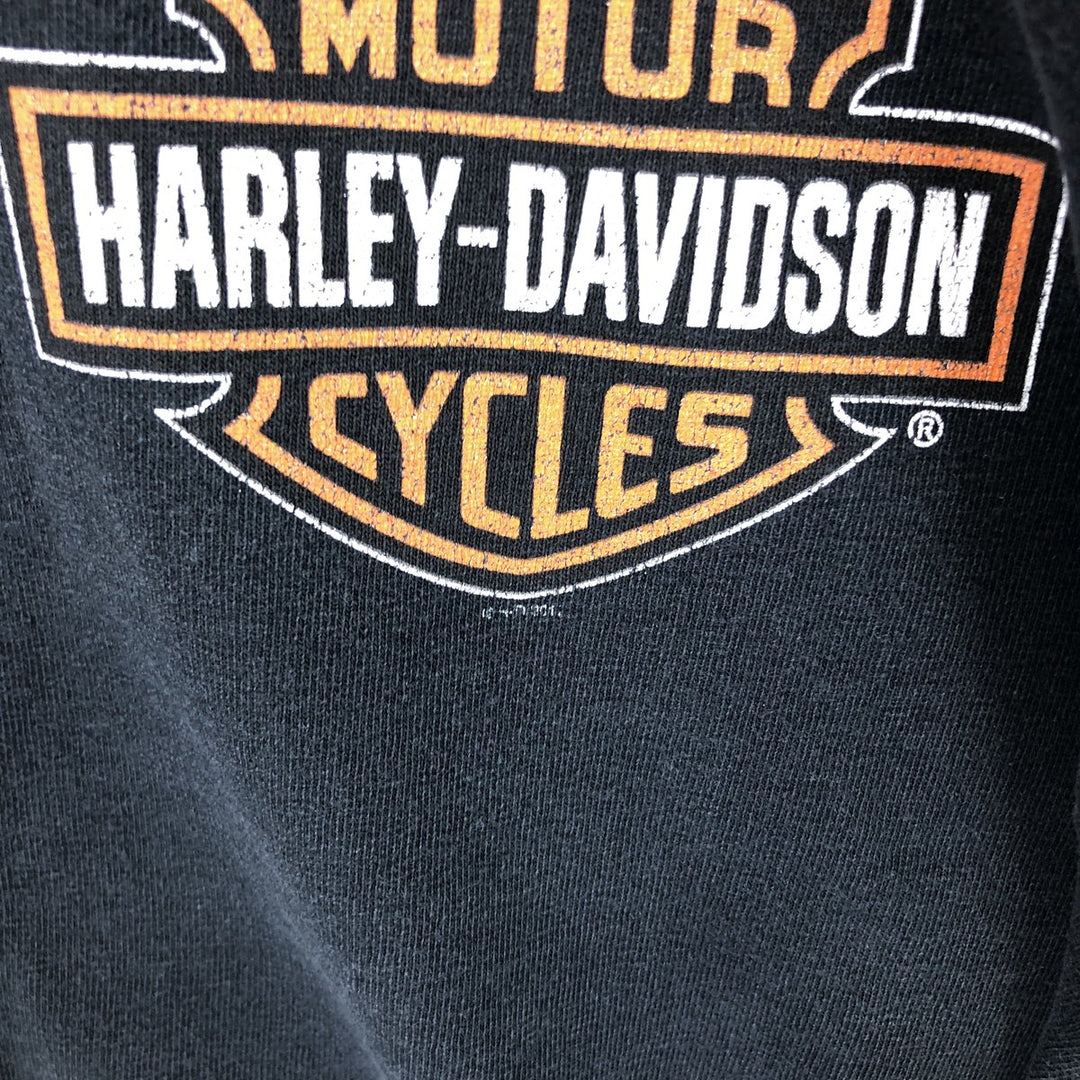 Harley-Davidson Back Print Long T-Shirt Long T Men's XL /eaa503581