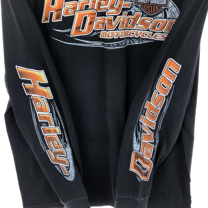 00'S Harley-Davidson Long Sleeve T-Shirt Made in USA Men's XL /eaa503591