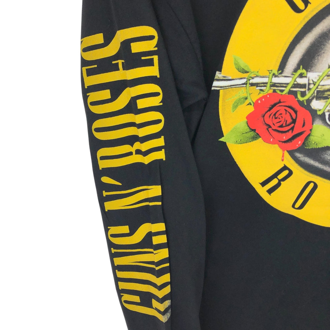 GUNS N' ROSES Guns N' Roses Long Sleeve T-Shirt Band Tee Men's M Size /eaa503599