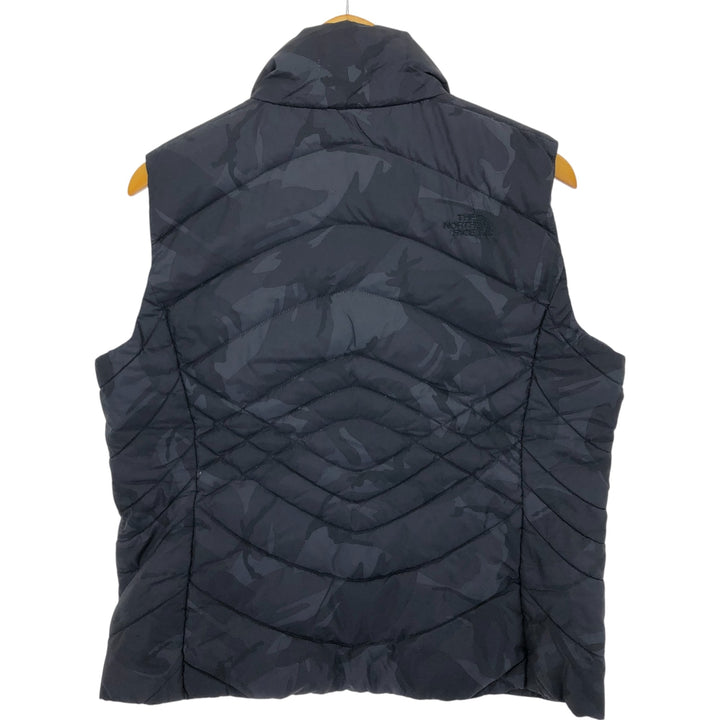 THE NORTH FACE All-over print 550 fill power goose down vest for women, size L / eaa503606