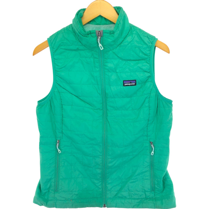 Patagonia Nano Puff Vest 84246SP14 PRIMALOFT Primaloft Quilted Vest Women's M size /eaa503608