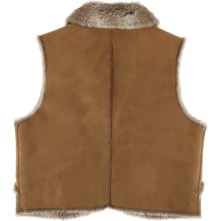 FADED GLORY Faux suede leather vest for women, size M /eaa503618