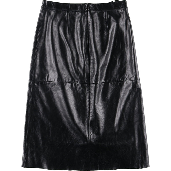 00'S GAP Leather Half-Length A-Line Skirt Women's Size L /eaa503625