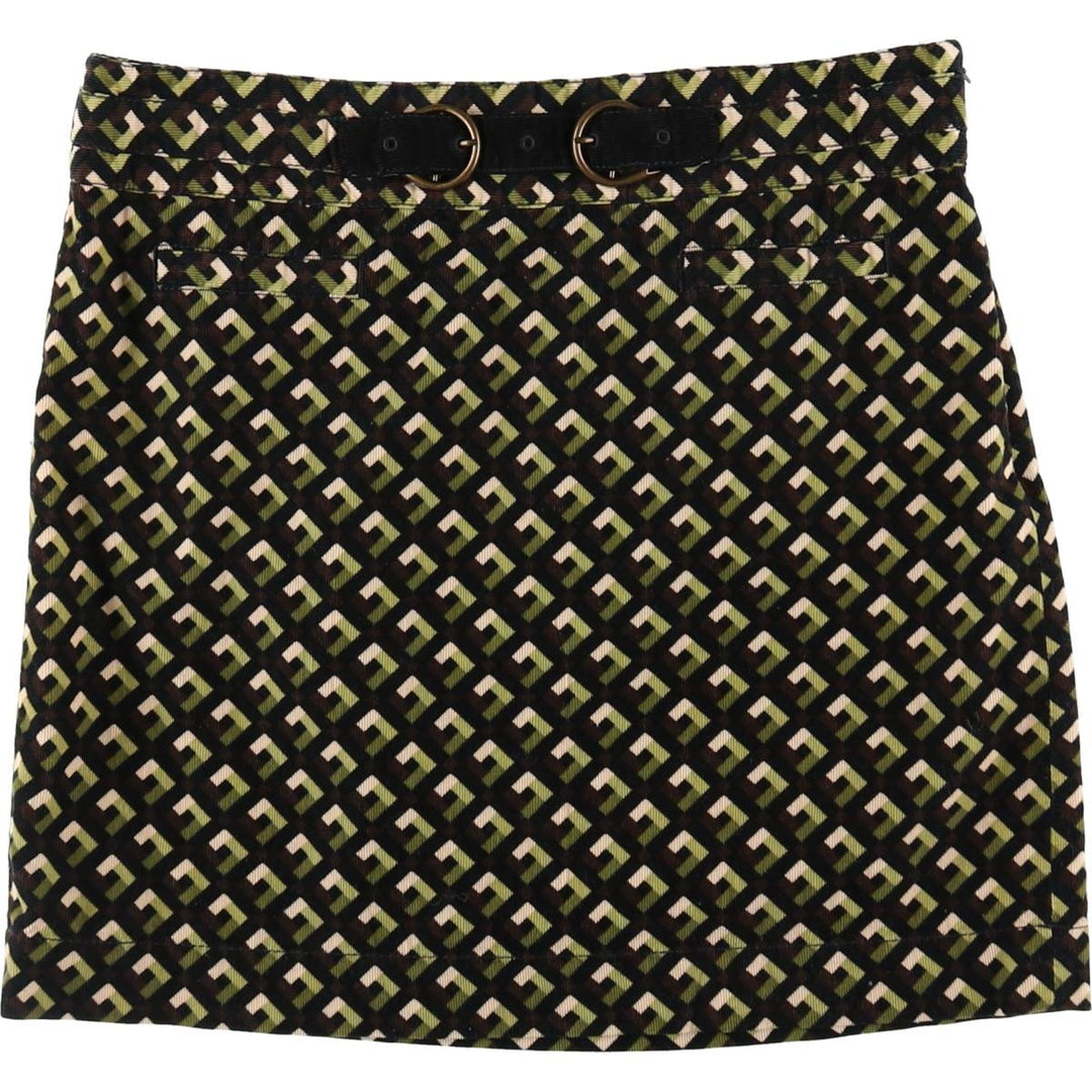 ANN TAYLOR LOFT all-over pattern corduroy mini skirt for women, size XL /eaa503694