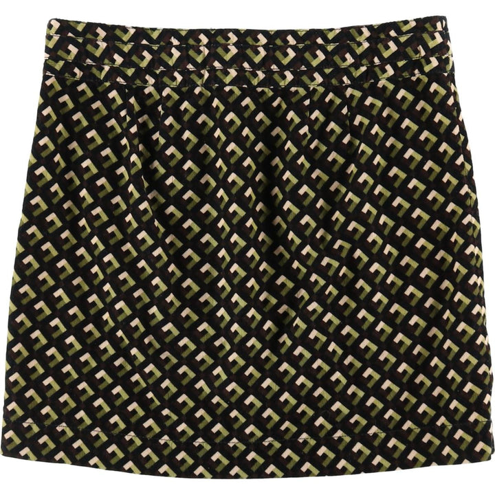 ANN TAYLOR LOFT all-over pattern corduroy mini skirt for women, size XL /eaa503694