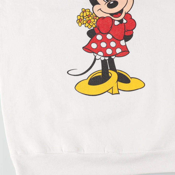 80'S Disney Minnie Mouse character sweatshirt, made in USA, men's size L, vintage / eaa503712