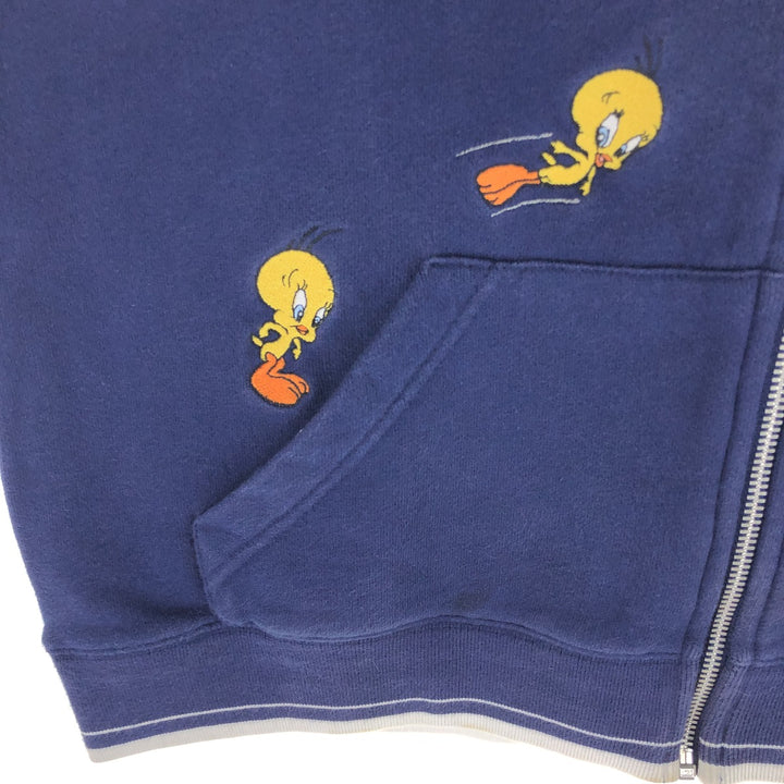 90'S WARNER BROS STUDIO STORE Tweety Full Zip Sweatshirt Trainer Women's L Size Vintage /eaa503737