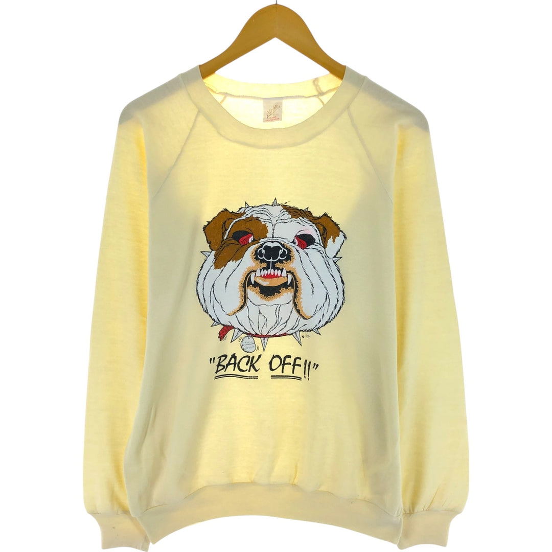 80'S Mackle Dog Print Animal Sweatshirt Trainer Made in Canada Men's XL Vintage /eaa503741