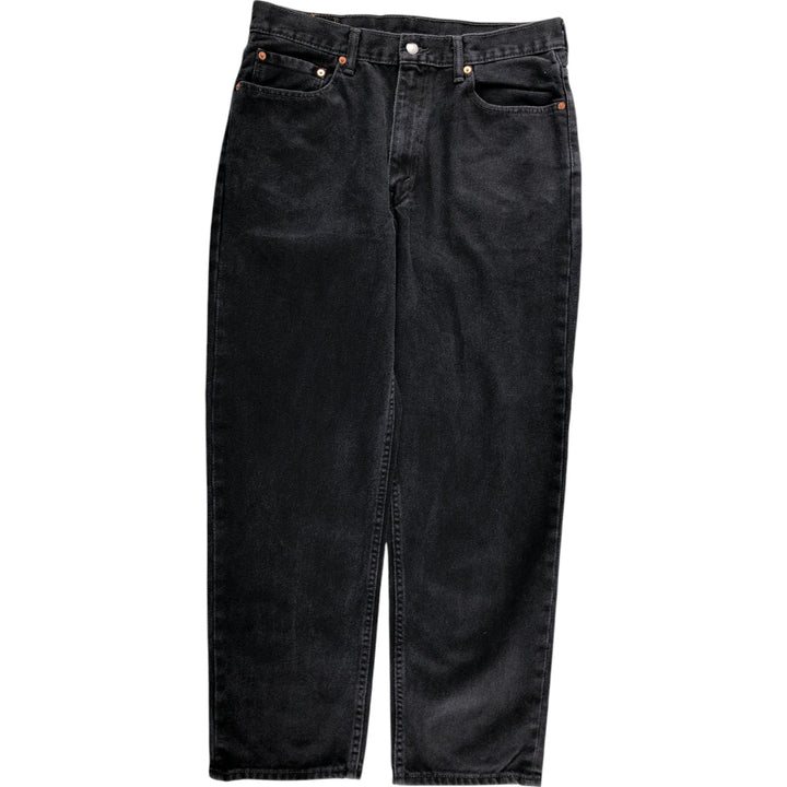 Levi's 550 Black Denim Tapered Denim Pants Men's W34 equivalent / eaa503801