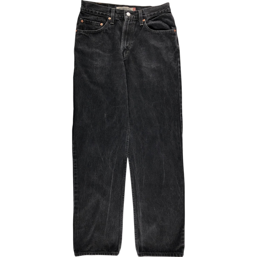 Levi's 550 Relaxed Fit Black Denim Tapered Denim Pants Men's W30 equivalent / eaa503803