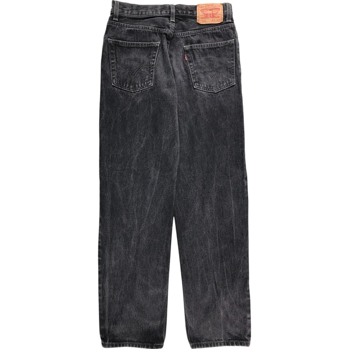 Levi's 550 Relaxed Fit Black Denim Tapered Denim Pants Men's W30 equivalent / eaa503803