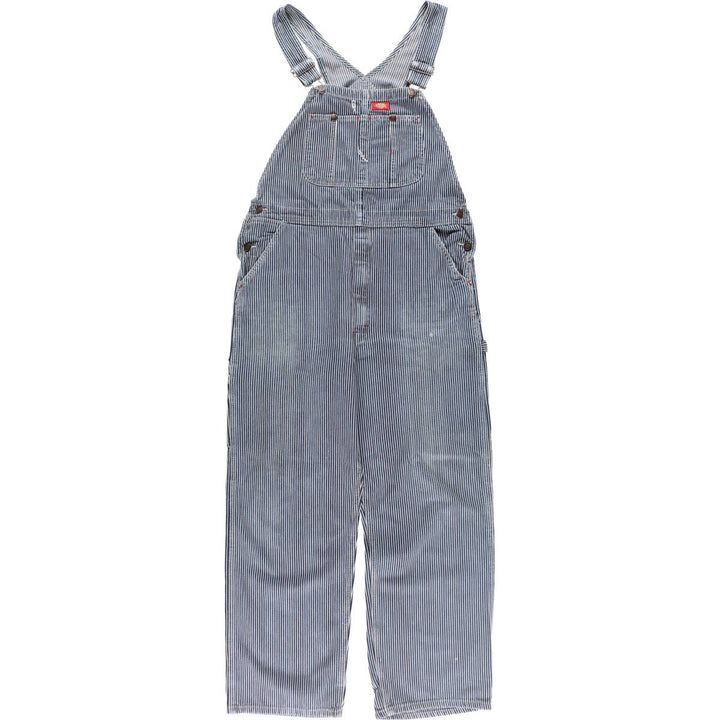 Dickies Stripe Pattern Hickory Stripe Overalls Men's W37 equivalent / eaa503822