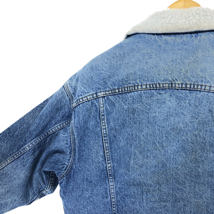 80s~90'S Levi's 70609-0214 denim fleece jacket made in USA, men's size L, vintage /eaa503831