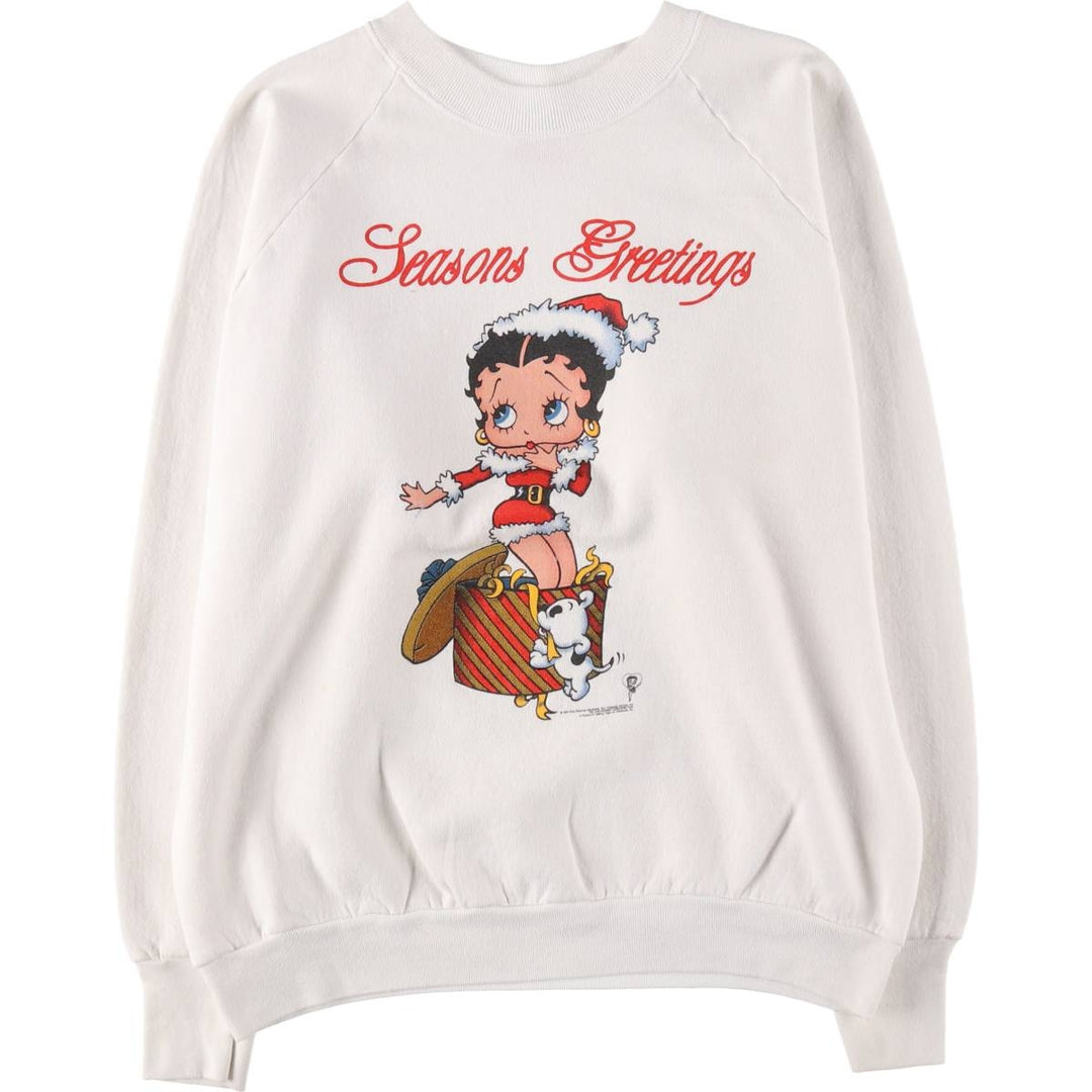 90'S Fruit of the Loom Betty Boop character sweatshirt, made in the USA, women's size L / eaa503910