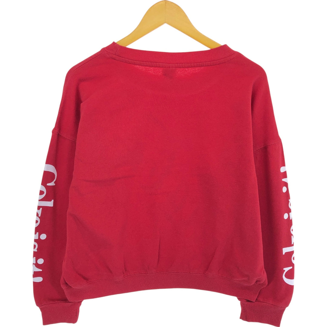 COCA-COLA Coca-Cola Advertising Sweatshirt Trainer Women's L size / eaa503916