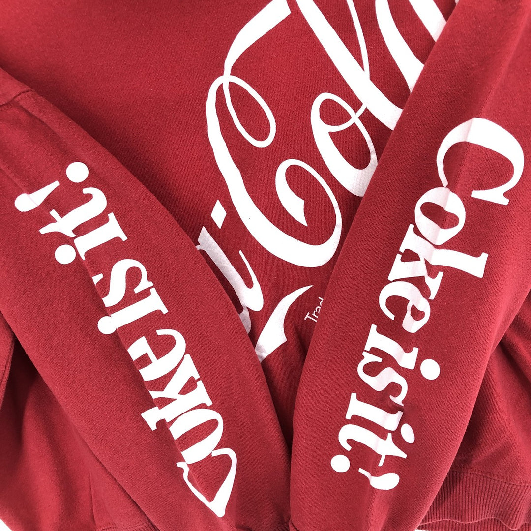 COCA-COLA Coca-Cola Advertising Sweatshirt Trainer Women's L size / eaa503916