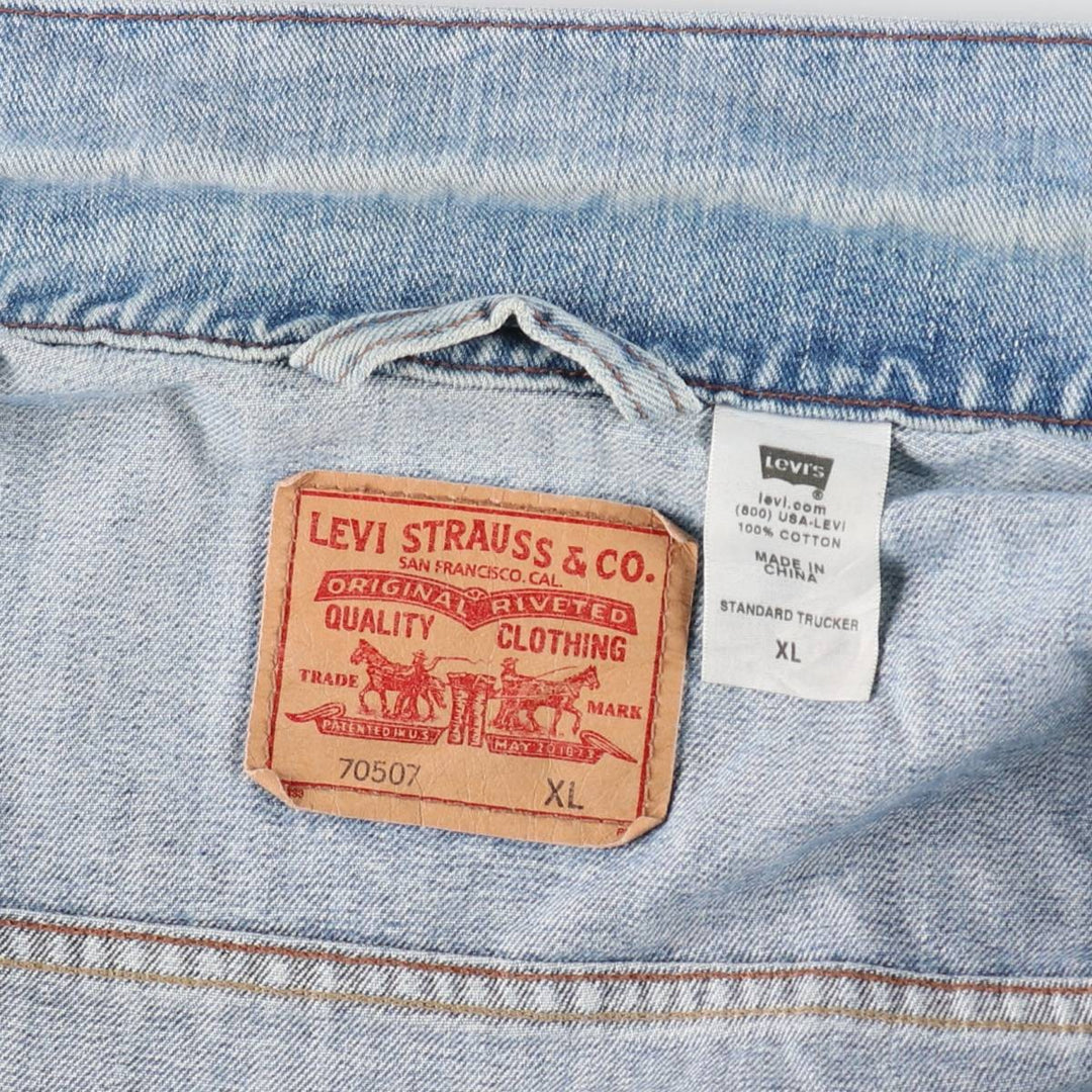 00'S Levi's 70507 denim jacket G-jacket Men's XL equivalent /eaa503954