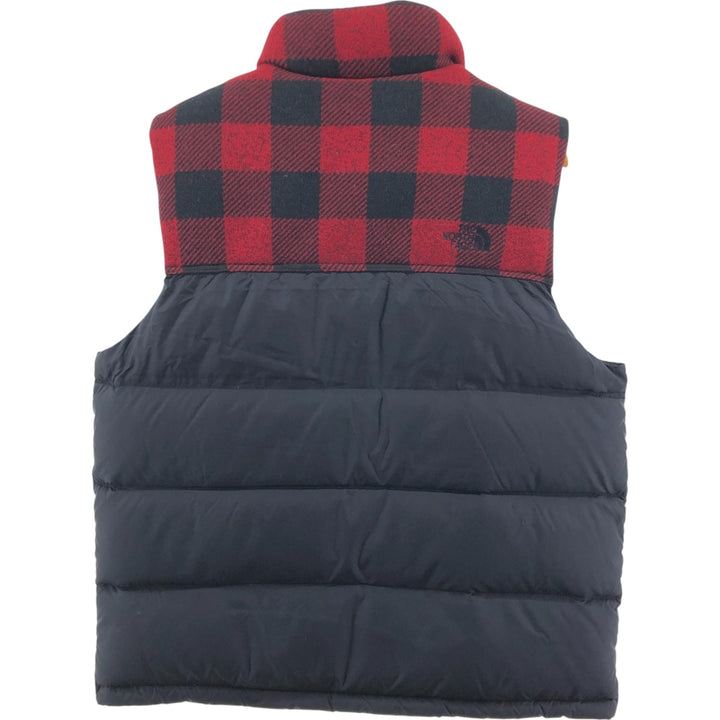 THE NORTH FACE Check Pattern 700 Fill Power Goose Down Vest Men's L size / eaa503957