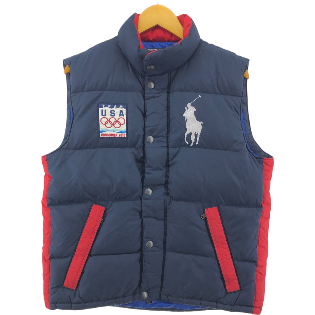 Ralph Lauren POLO by Ralph Lauren Olympic USA Team Big Pony Down Vest Men's M size / eaa503959