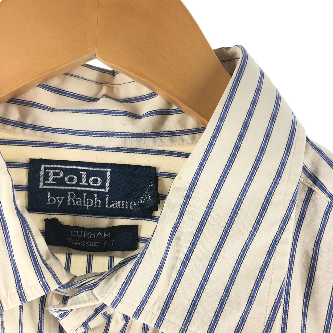 Ralph Lauren POLO by Ralph Lauren CURHM CLASSIC FIT long sleeve cotton striped shirt men's XL equivalent /eaa503995