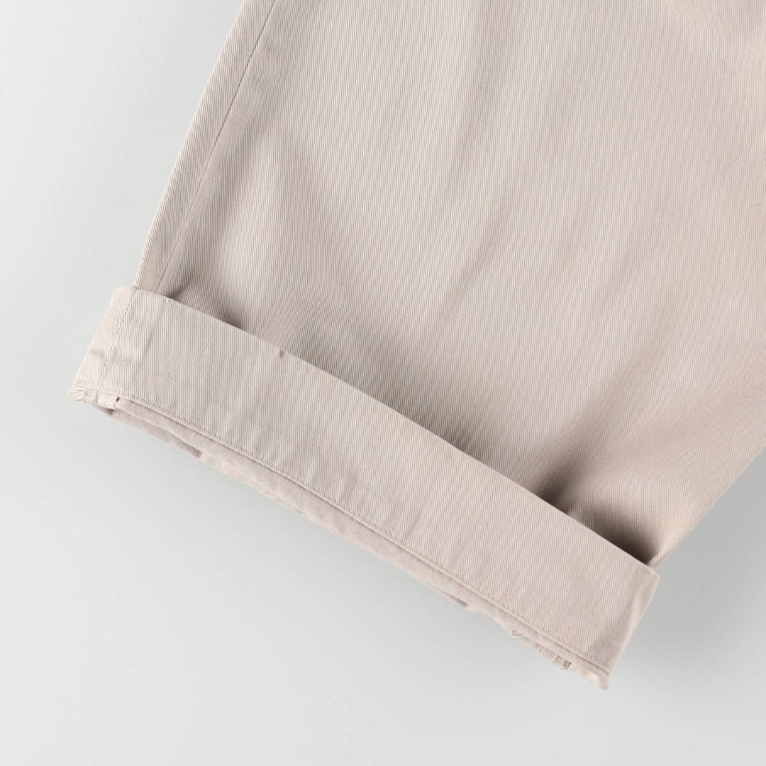 Ralph Lauren POLO by Ralph Lauren Two-pleat Chino Pants for Men, W37 cotton Beige type Vintage Second Hand